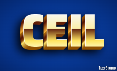 Ceil Text Effect
