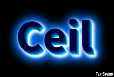 Ceil Efecto de Texto