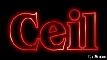 Ceil テキスト効果