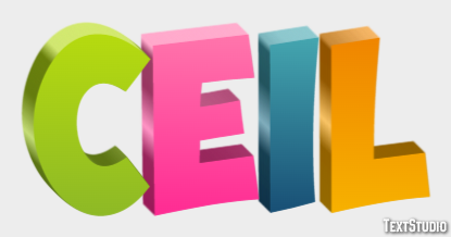 Ceil テキスト効果