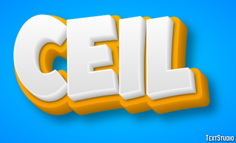 Ceil Text Effect