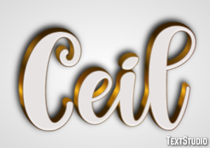 Ceil Text Effect