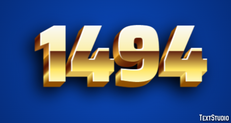 1494 Effetto testo