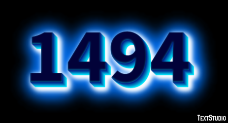 1494 Tekst Effect