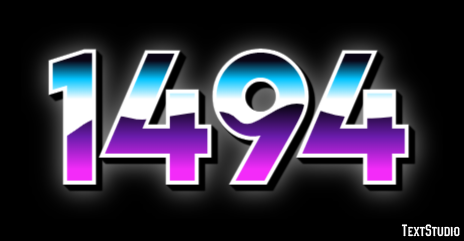 1494 Tekst Effect