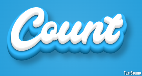 Count Texteffekt