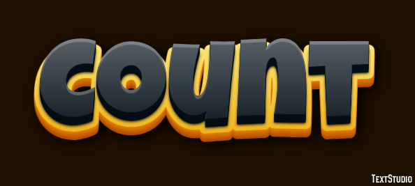 Count Texteffekt