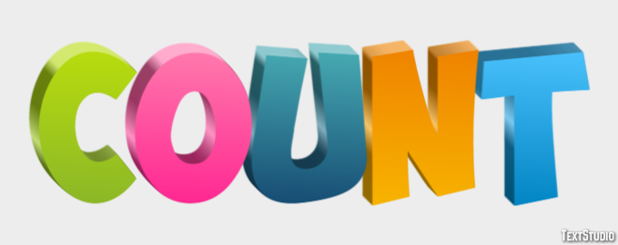 Count Texteffekt