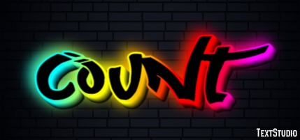 Count Texteffekt