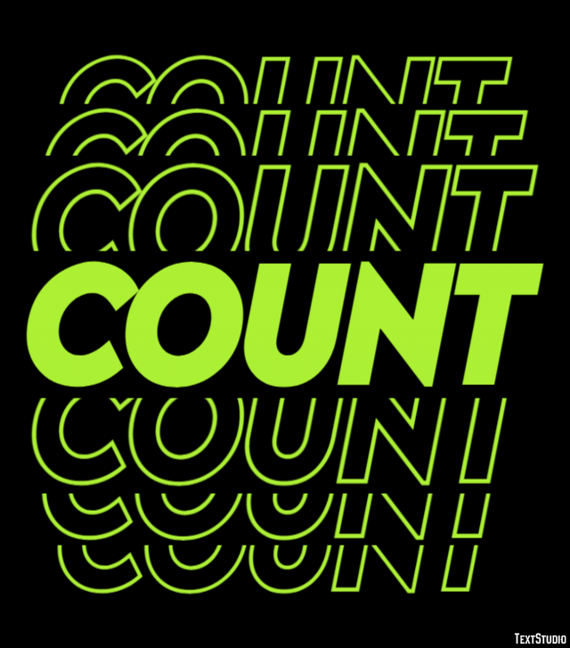 Count Texteffekt