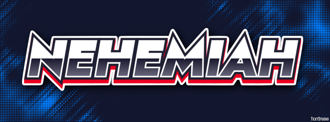 Nehemiah Text effect