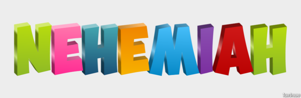 Nehemiah Text effect