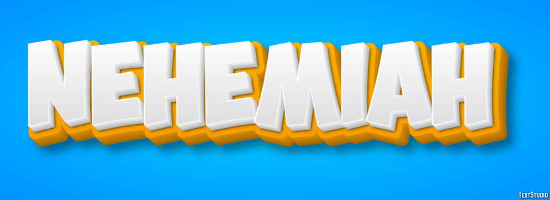 Nehemiah Text effect