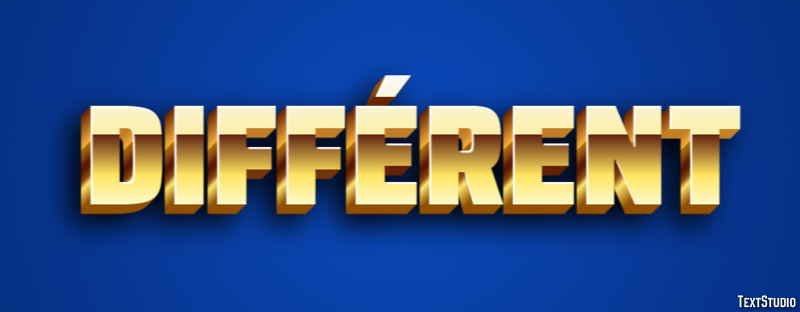 Différent Effet de Texte