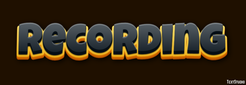 Recording Text Effect