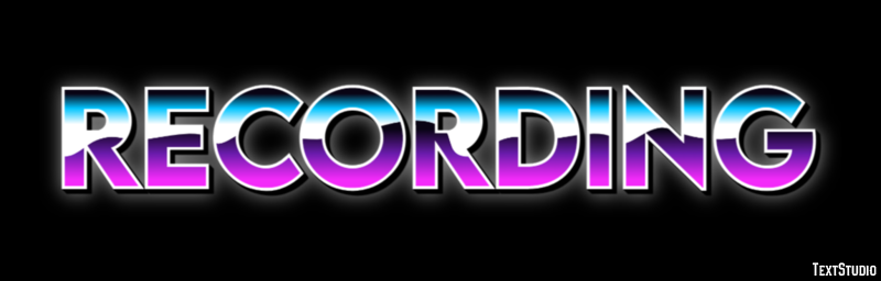 Recording Text effect