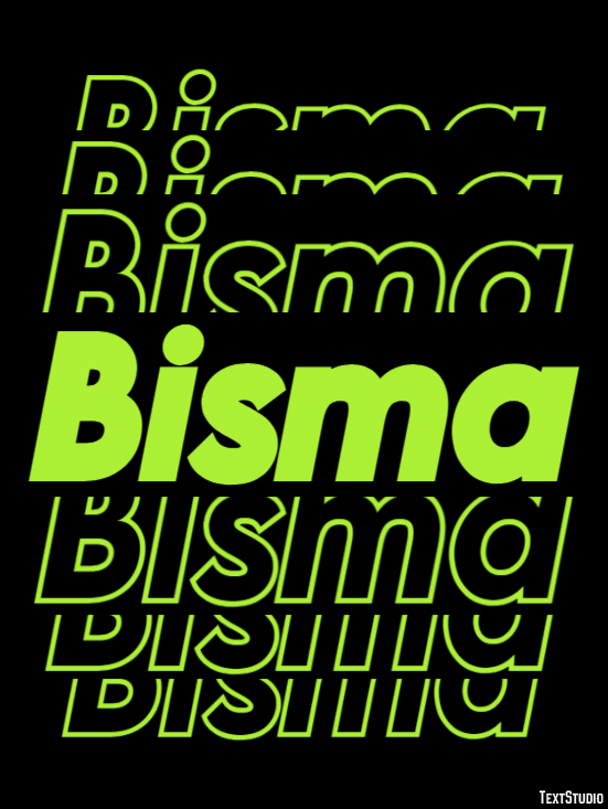 Bisma テキスト効果