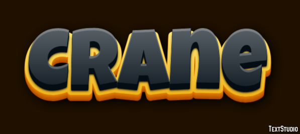 Crane Effet de texte