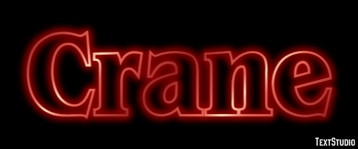 Crane Effet de texte