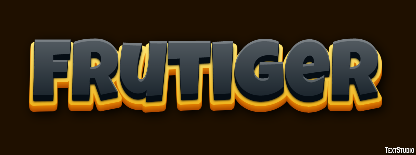 Frutiger Text Effect