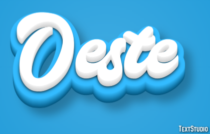 Oeste Text effect