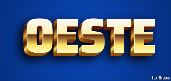Oeste Text effect