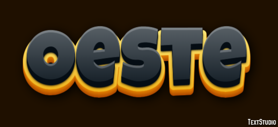 Oeste Text effect
