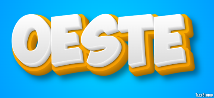 Oeste Text effect