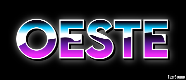 Oeste Text effect