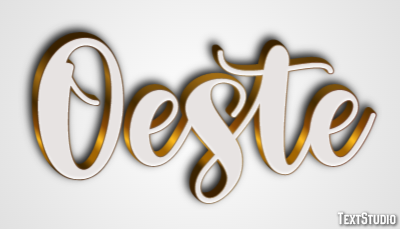 Oeste Text effect