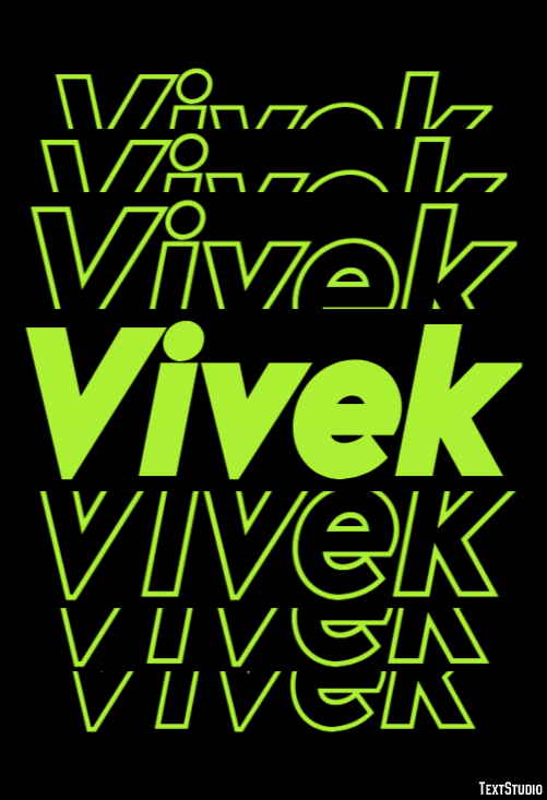 Vivek Effetto testo