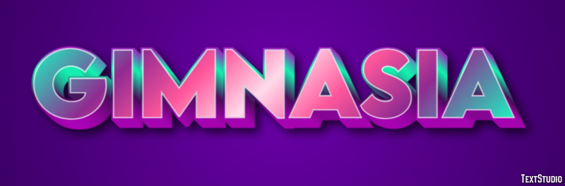 Gimnasia Efecto de Texto