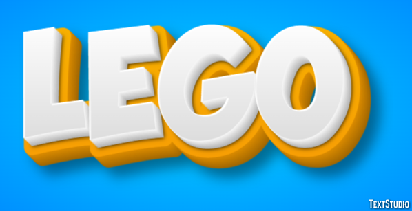 Lego Tekst Effect