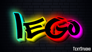 Lego Text effect