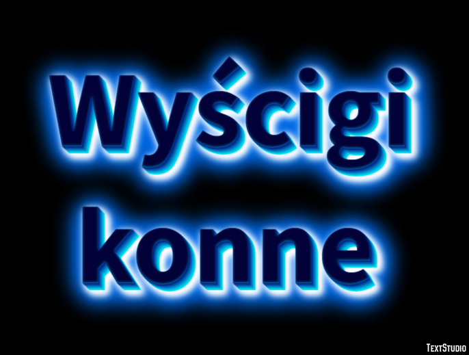 Wyścigi konne Efekt tekstowy