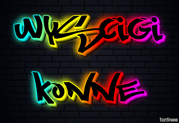 Wyścigi konne Efekt tekstowy