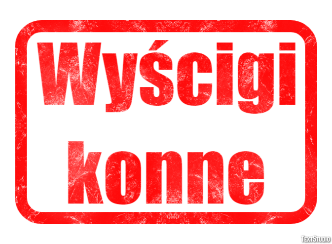 Wyścigi konne Efekt tekstowy