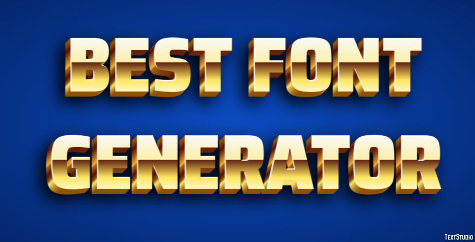Best Font Generator Text Effect