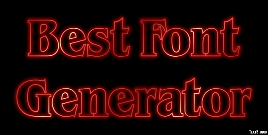 Best Font Generator Text Effect