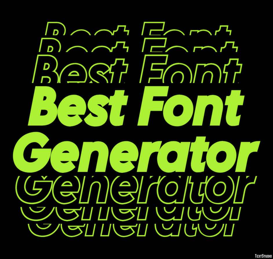Best Font Generator テキスト効果