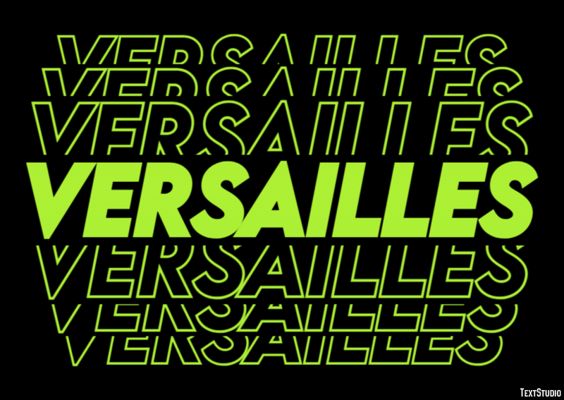 Versailles Efekt tekstowy
