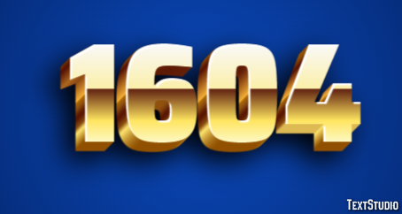 1604 Эффект текста