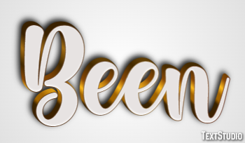Been Text Effect
