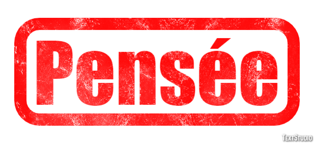 Pensée Effet de Texte