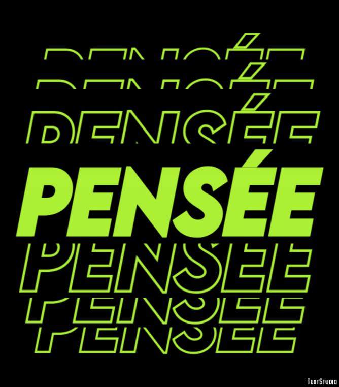 Pensée Effet de Texte