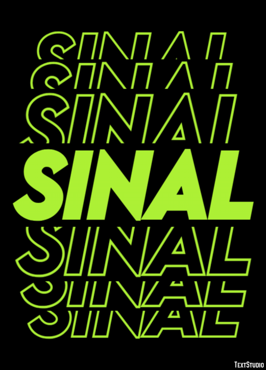 Sinal Efekt tekstowy