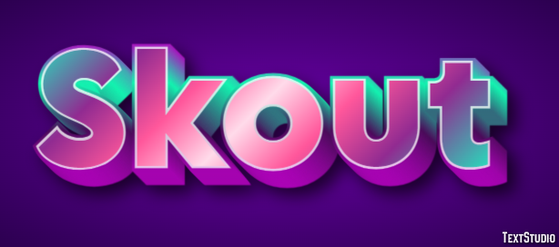 Skout Metin Efekti