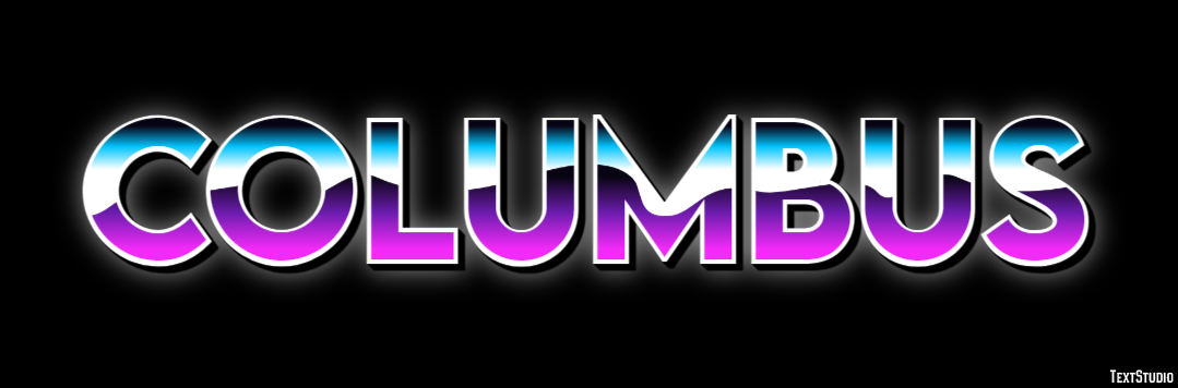 Columbus Text effect
