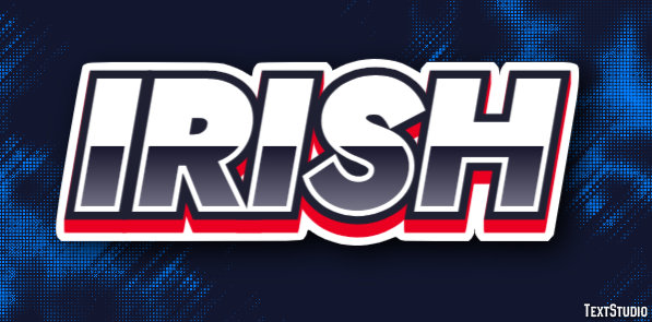 Irish Text Effect
