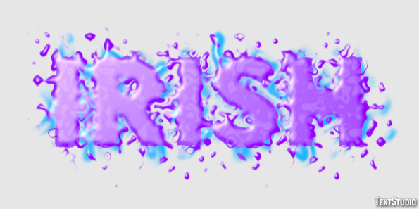 Irish Efecto de Texto